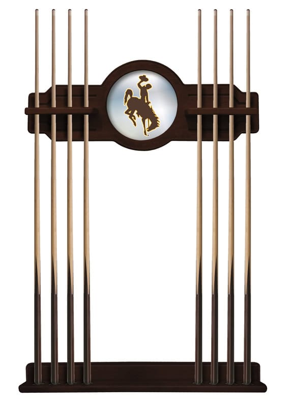 University of Wyoming English Tudor Logo Cue Rack