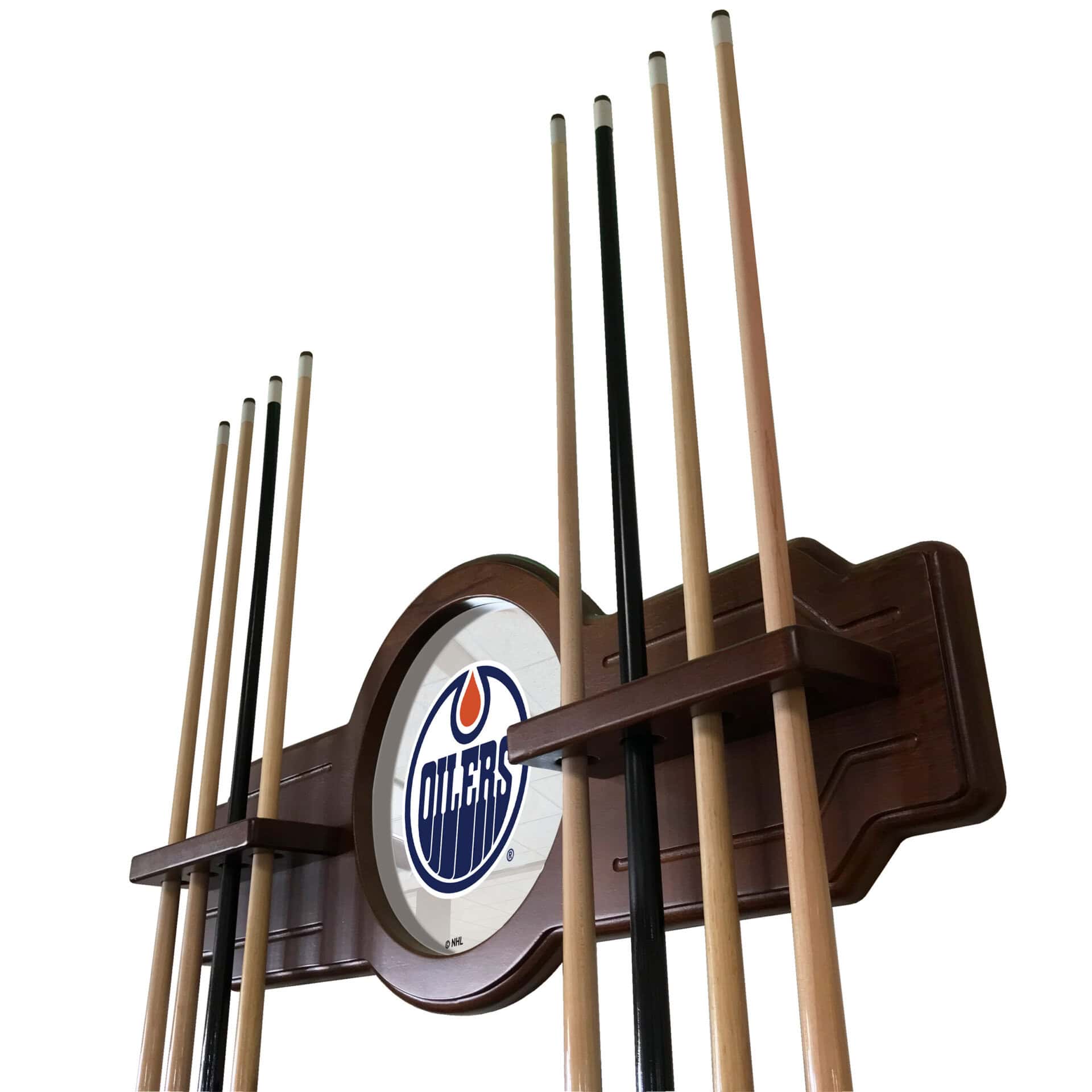 Edmonton Oilers Navajo Logo Cue Rack