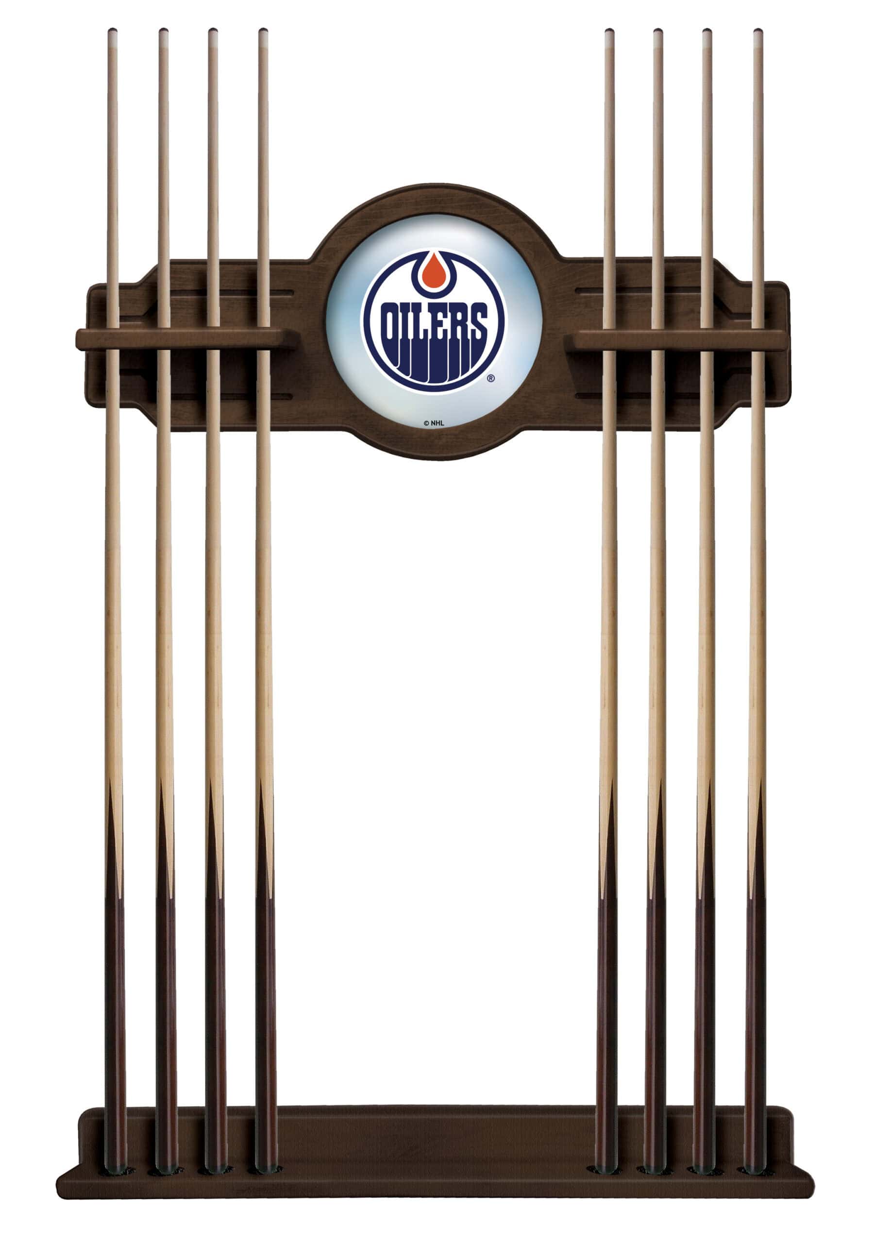 Edmonton Oilers Navajo Logo Cue Rack