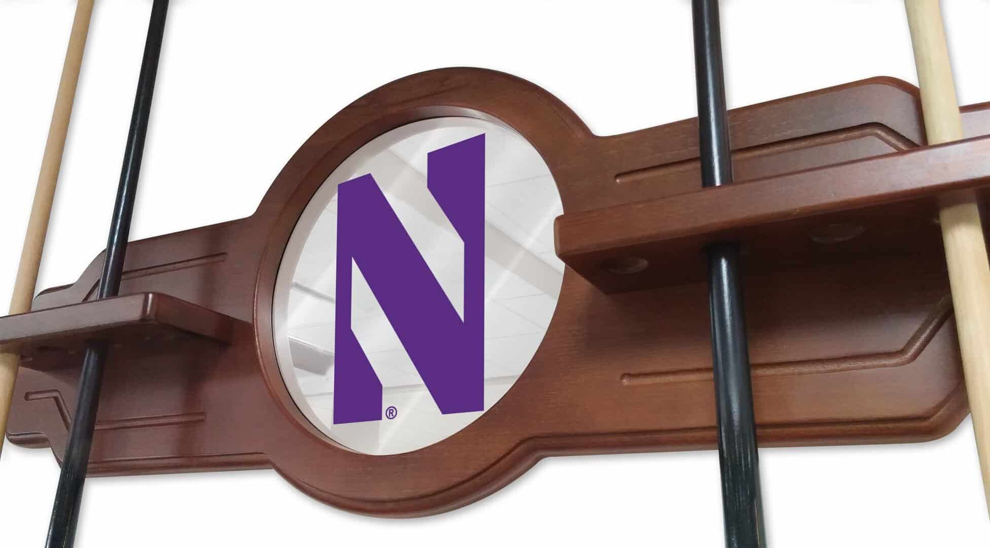 Northwestern University Navajo Logo Cue Rack