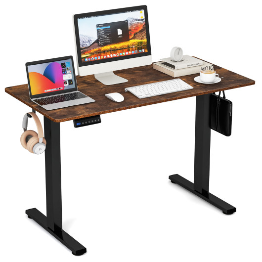 Adjustable Electric Standing Desk with Memory Settings and Cable Management