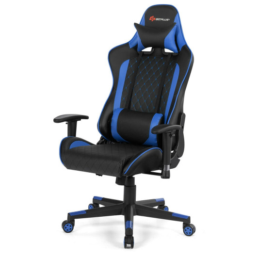 Ergonomic Massage Gaming Chair with Lumbar Support and Headrest - Image 12