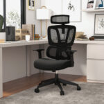Adjustable Ergonomic Office Chair with Lumbar Support and Headrest