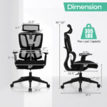 Adjustable Ergonomic Office Chair with Lumbar Support and Headrest