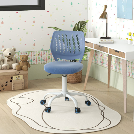 Adjustable Ergonomic Kids Desk Chair with Wheels and Mesh Back