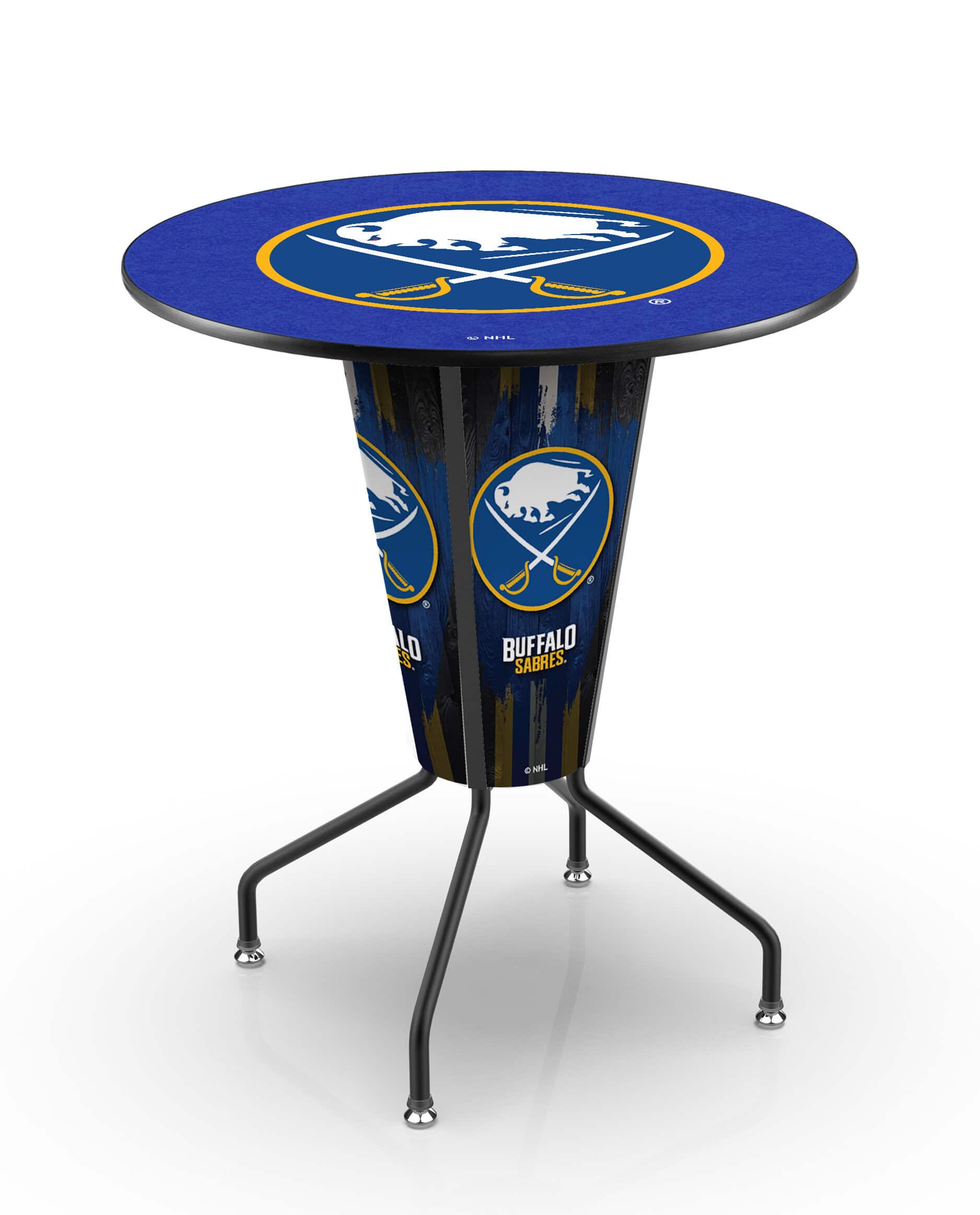 Buffalo Sabres 42-Inch Tall Indoor Lighted Pub Table w/ 36-Inch Top
