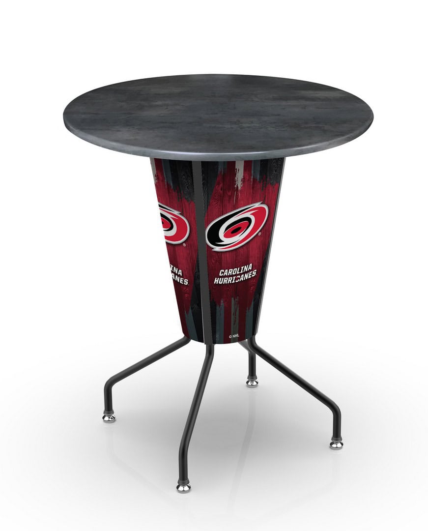 Carolina Hurricanes 42-Inch Tall Outdoor Lighted Pub Table w/ 36-Inch Top