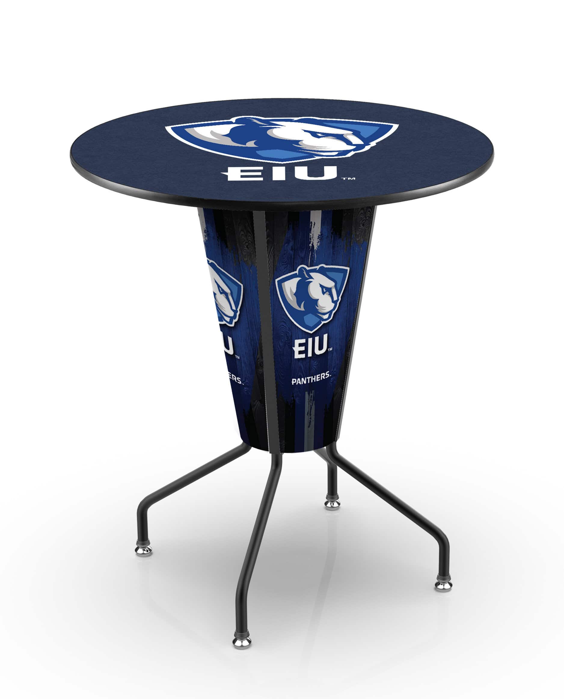 Eastern Illinois University 42-Inch Tall Indoor Lighted Pub Table w/ 36-Inch Top