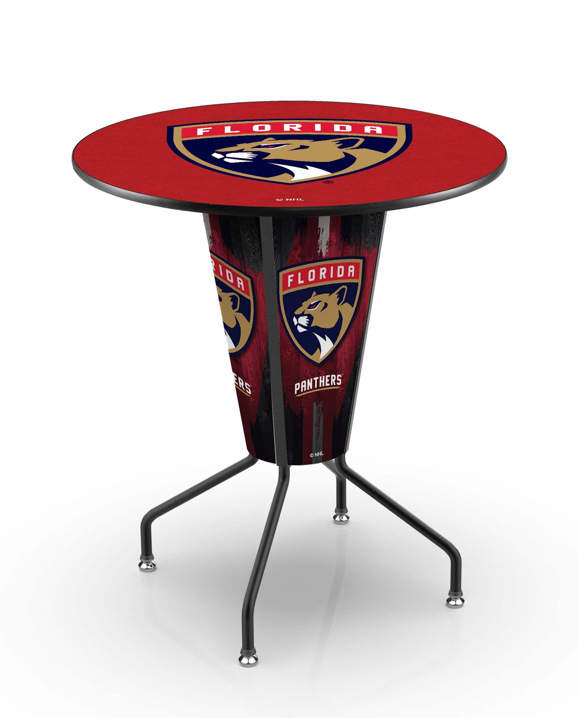 Florida Panthers 42-Inch Tall Indoor Lighted Pub Table w/ 36-Inch Top