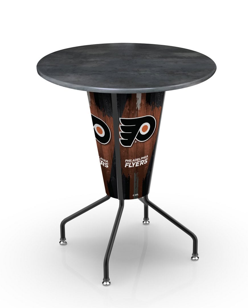 Philadelphia Flyers 42-Inch Tall Outdoor Lighted Pub Table w/ 36-Inch Top