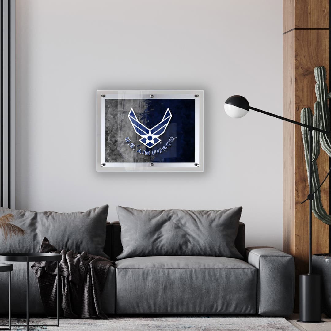 United States Air Force A4 Backlit LED Sign