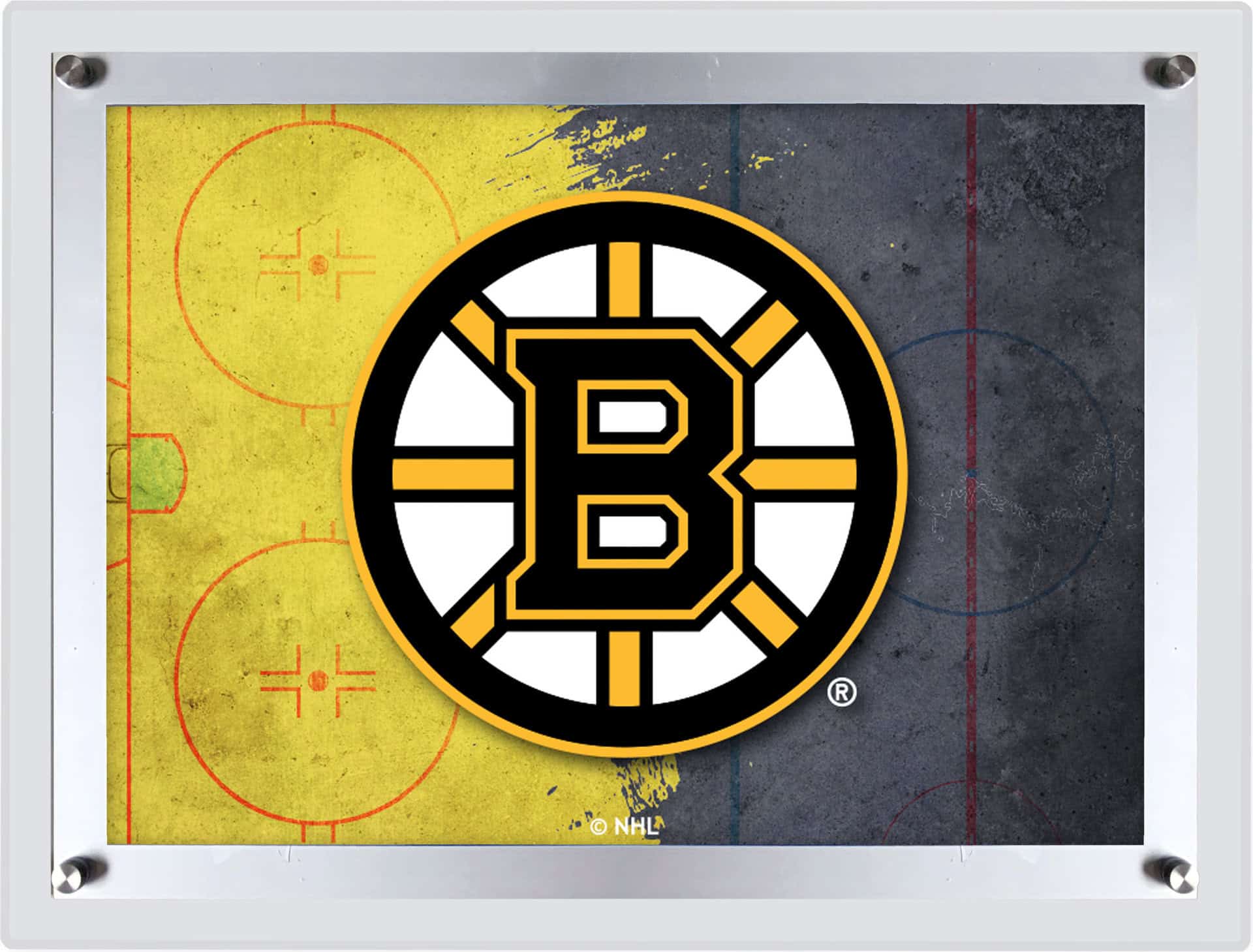 Boston Bruins A4 Backlit LED Sign