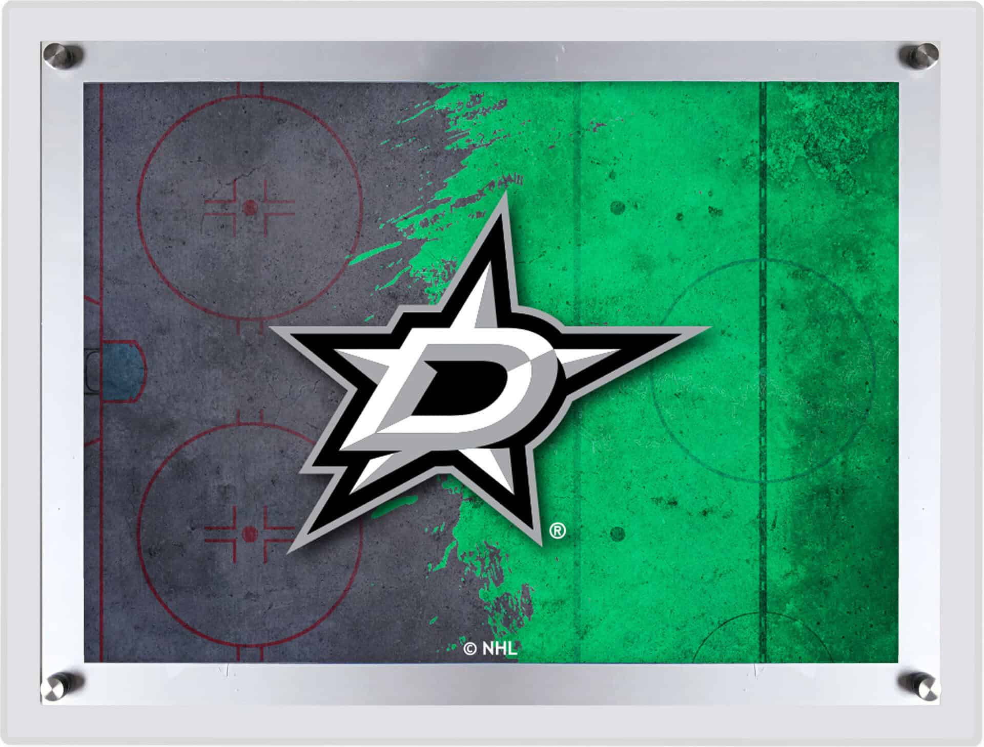 Dallas Stars A4 Backlit LED Sign