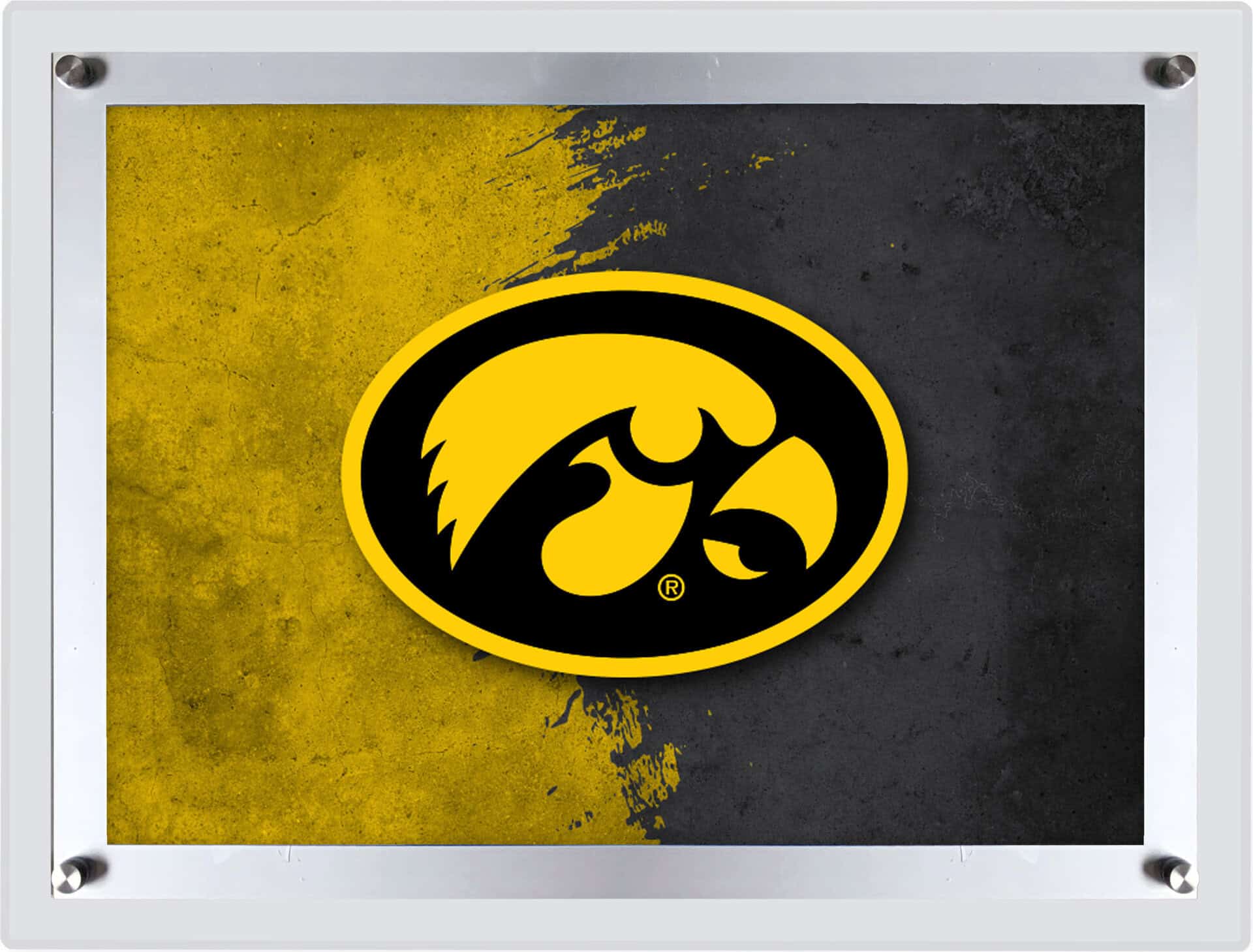 University of Iowa A4 Backlit LED Sign