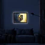 Vegas Golden Knights A4 Backlit LED Sign