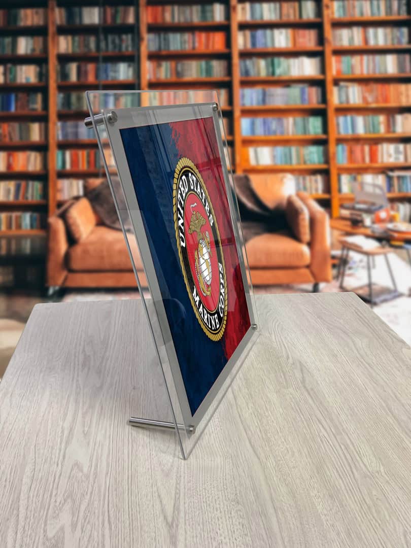 United States Marine Corps A4 Backlit LED Sign - Image 4