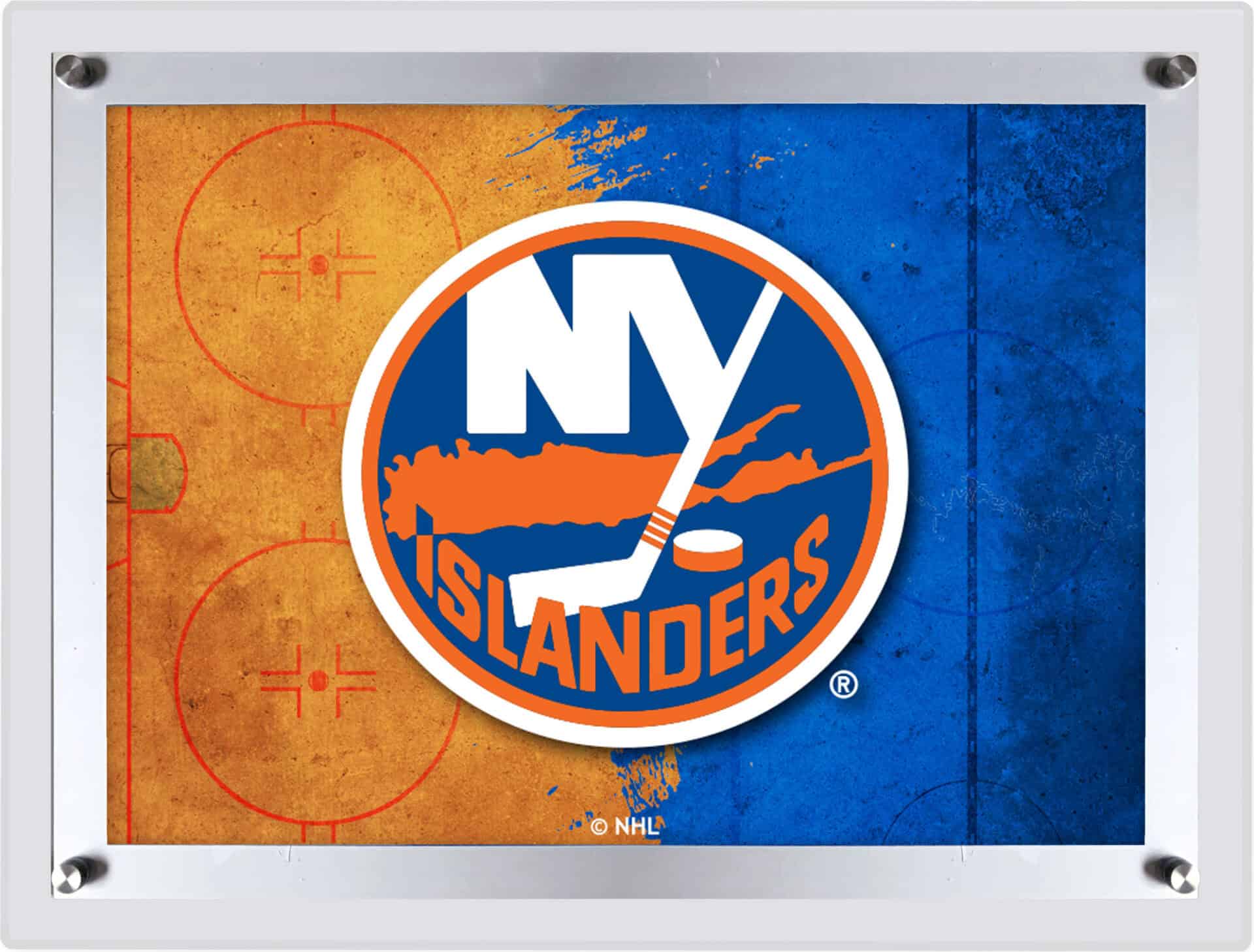 New York Islanders A4 Backlit LED Sign