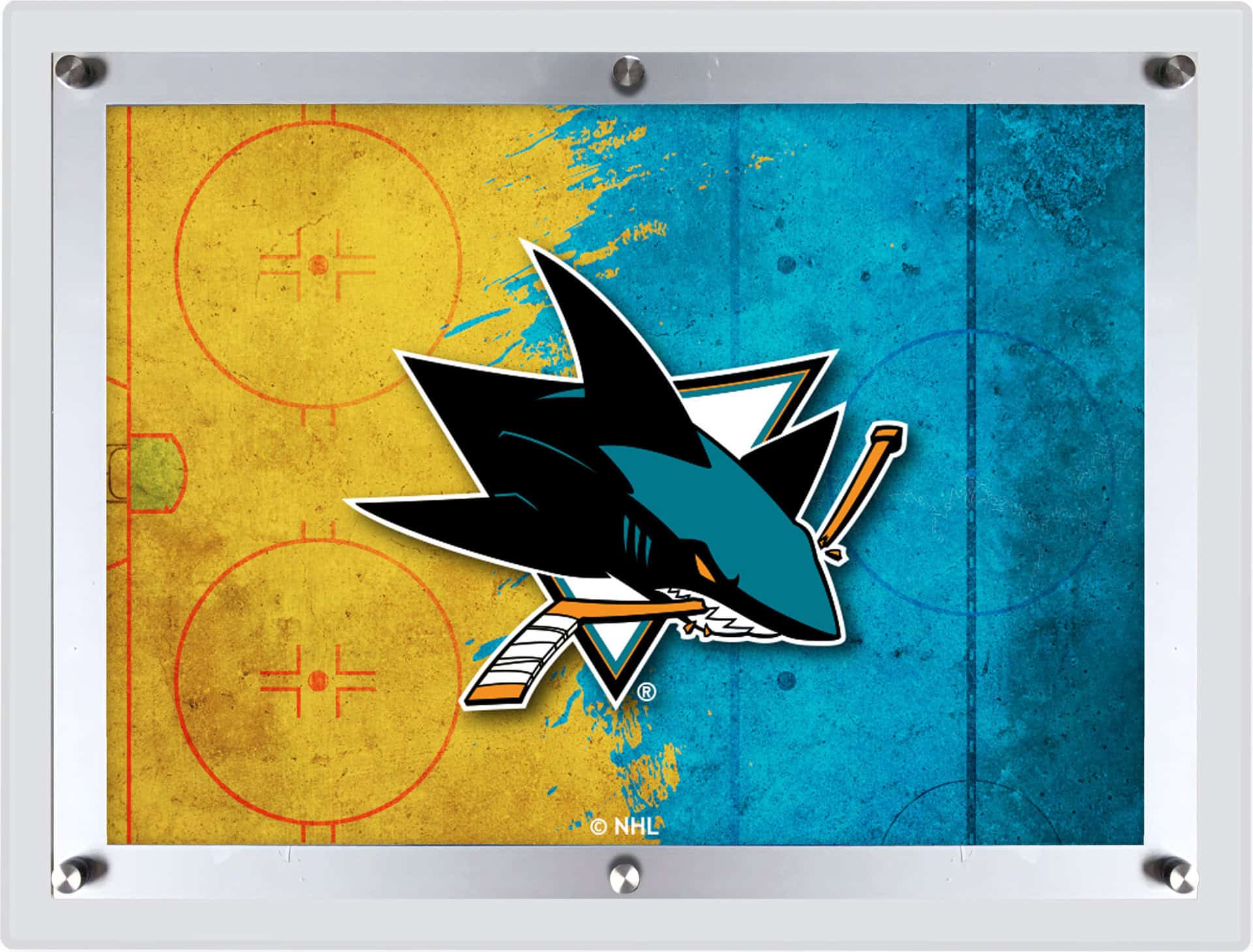 San Jose Sharks LG Backlit LED Sign