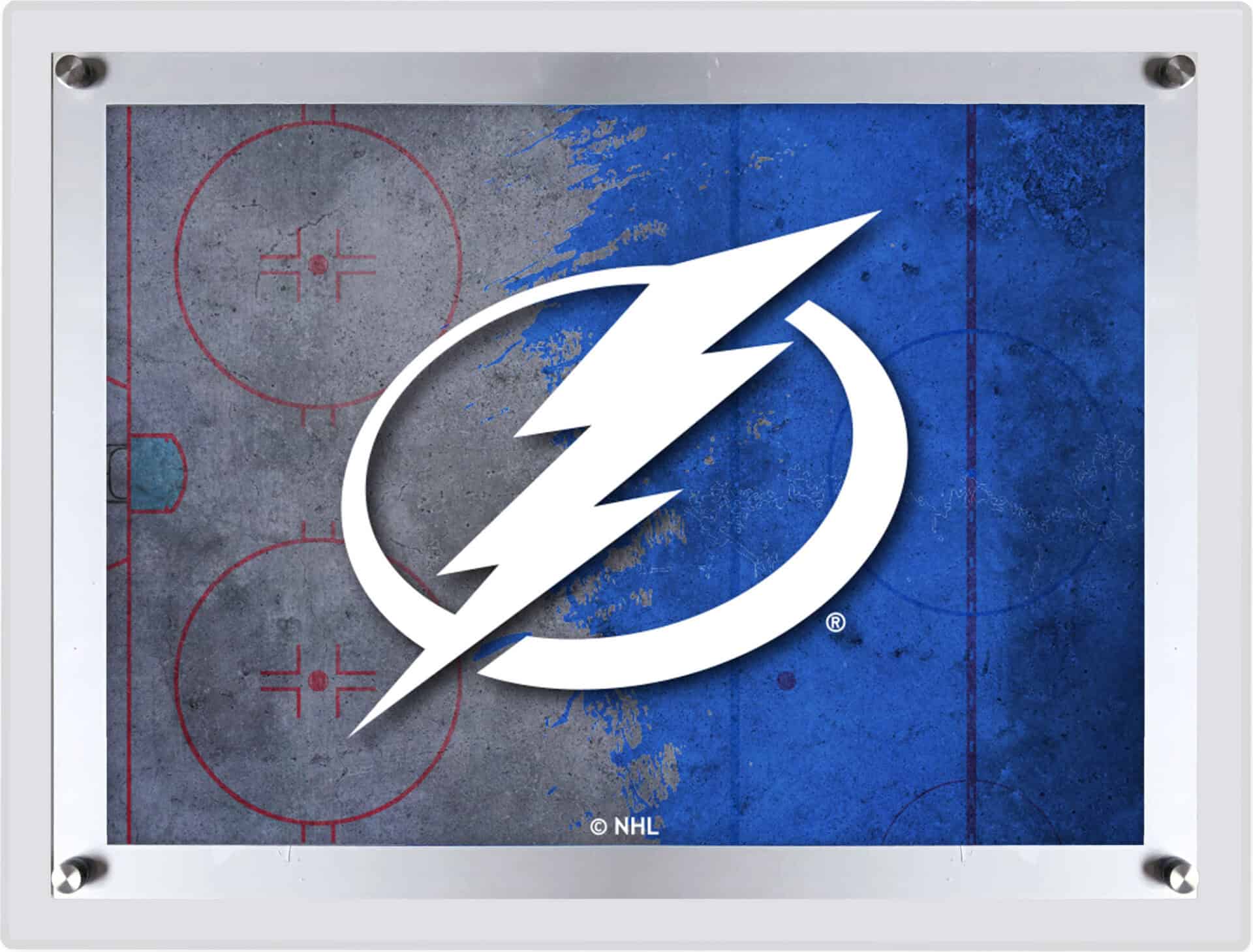 Tampa Bay Lightning A4 Backlit LED Sign