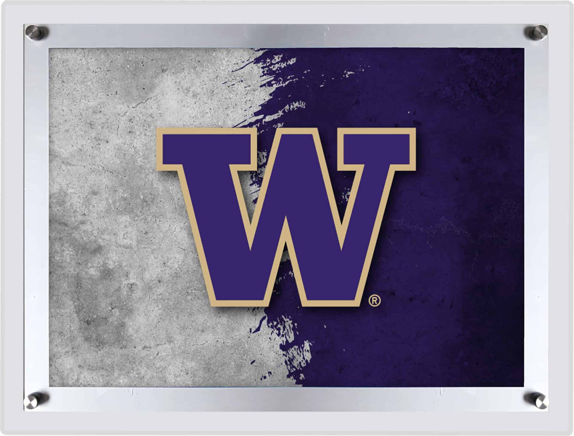 University of Washington A3 Backlit LED Sign