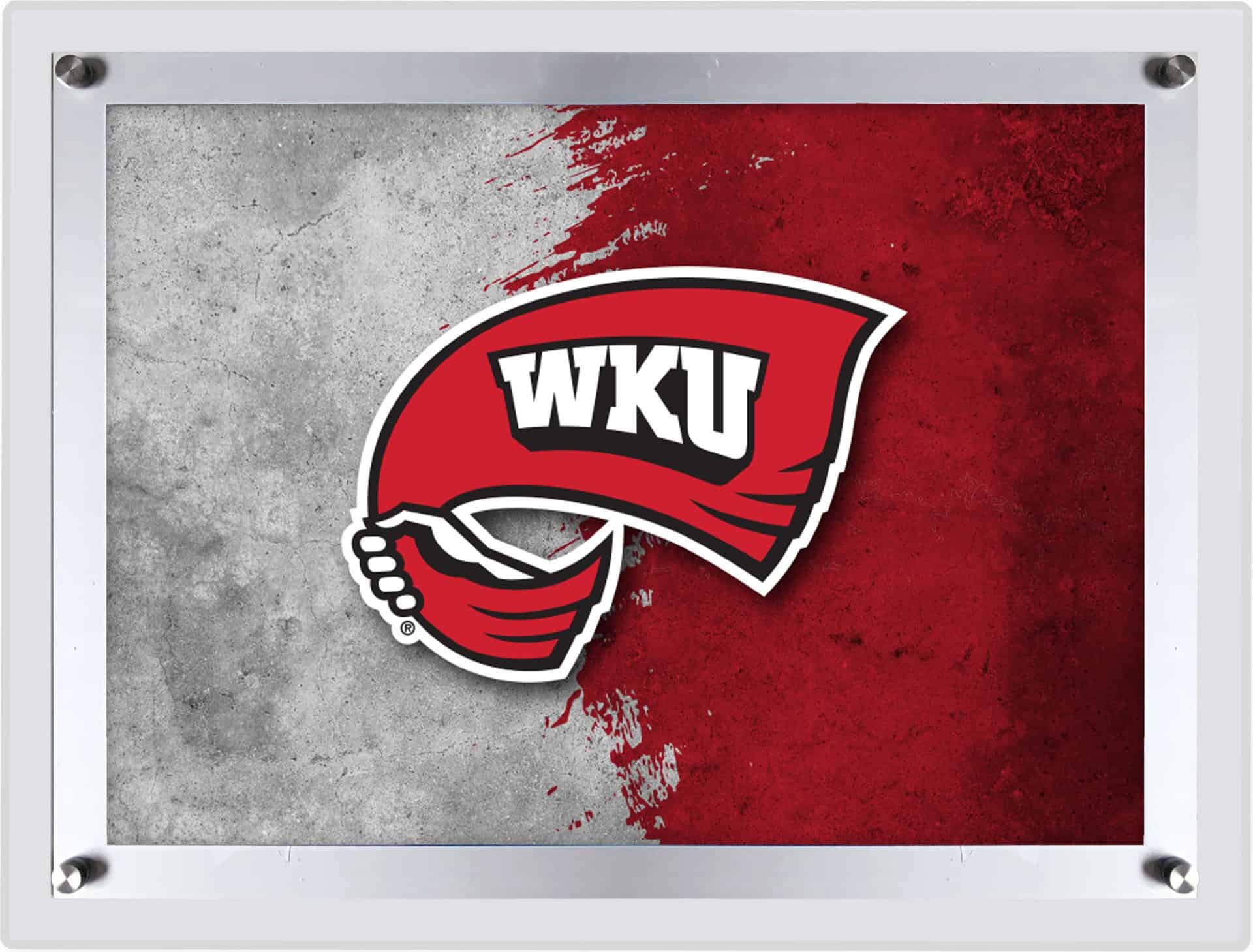 Western Kentucky University A4 Backlit LED Sign