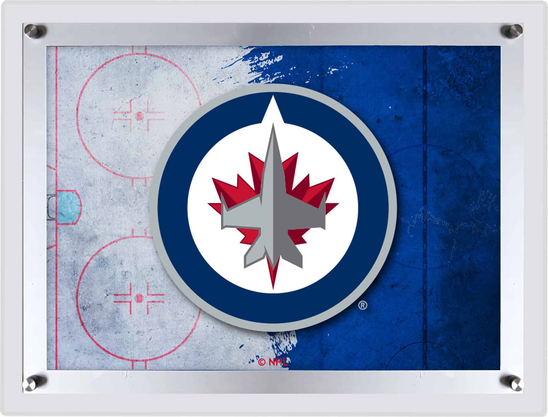 Winnipeg Jets A3 Backlit LED Sign