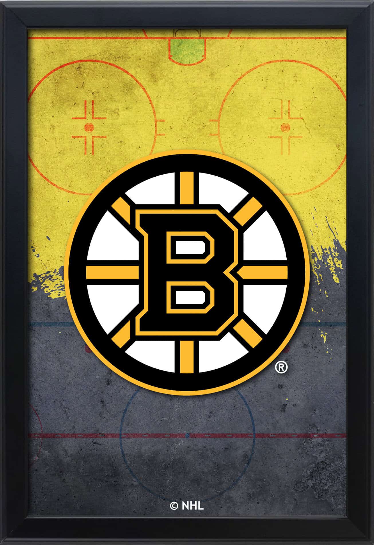 Boston Bruins 16x24 Snapframe Lightbox