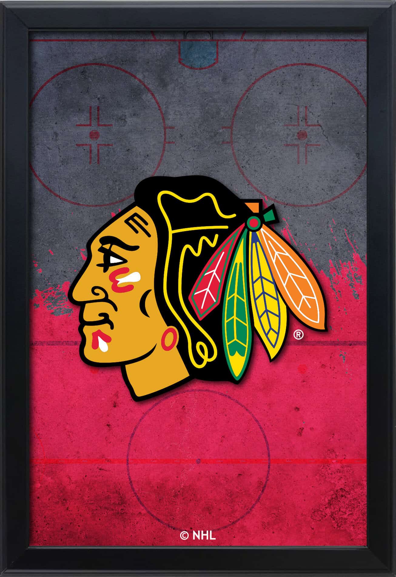 Chicago Blackhawks 16x24 Snapframe Lightbox