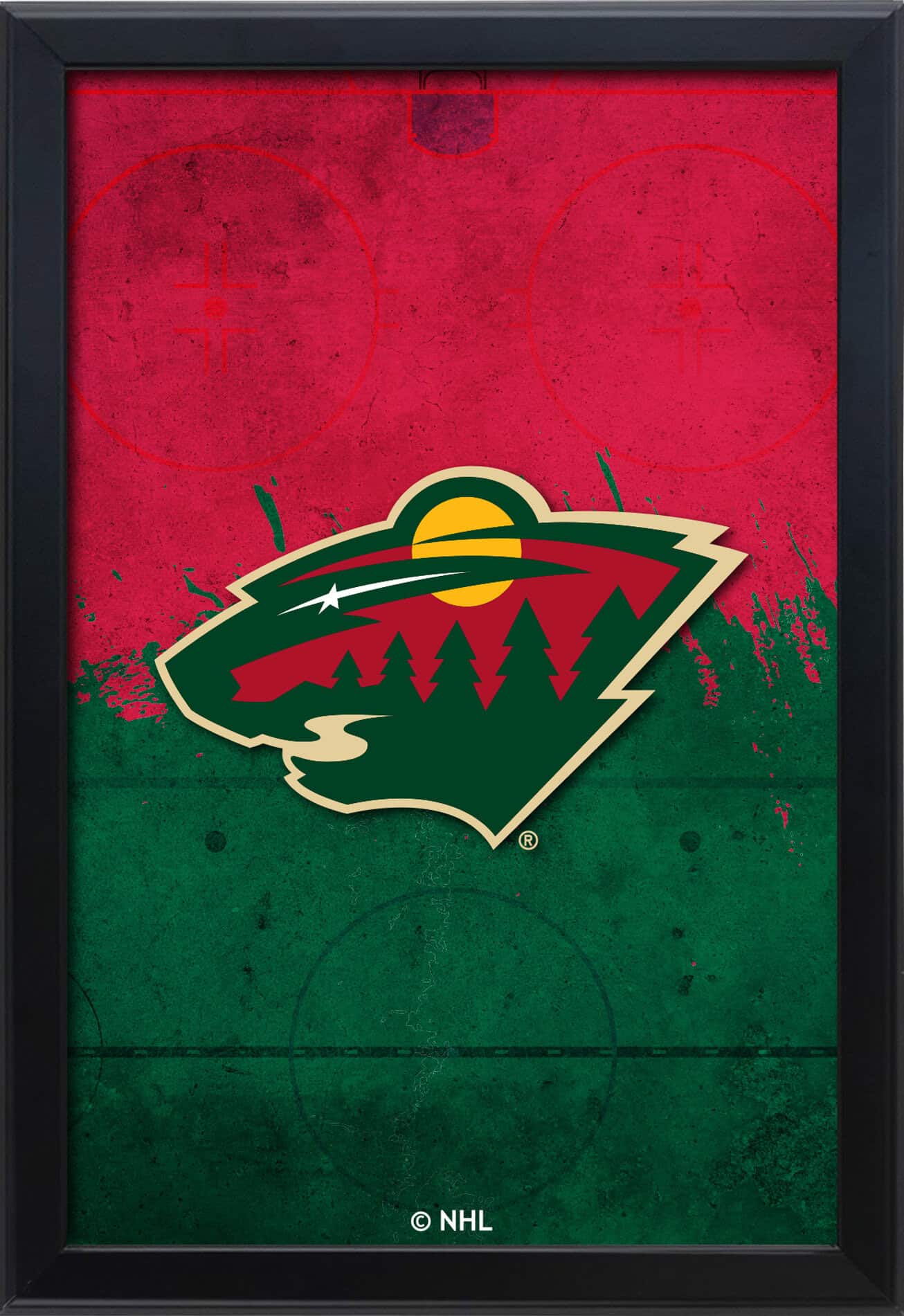 Minnesota Wild 16x24 Snapframe Lightbox