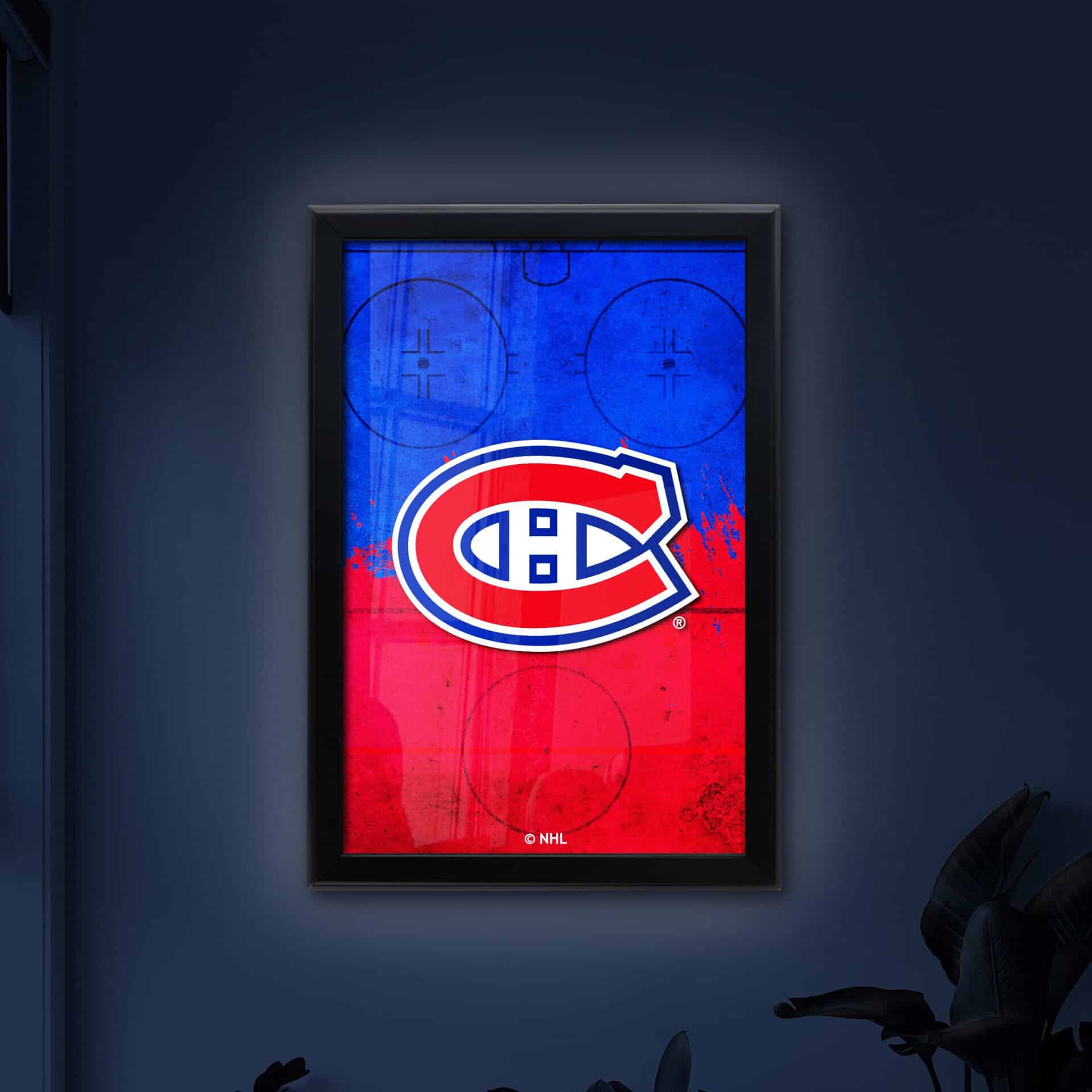 Montreal Canadiens 16x24 Snapframe Lightbox