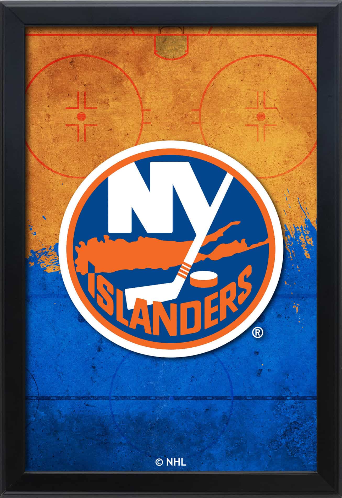New York Islanders 16x24 Snapframe Lightbox