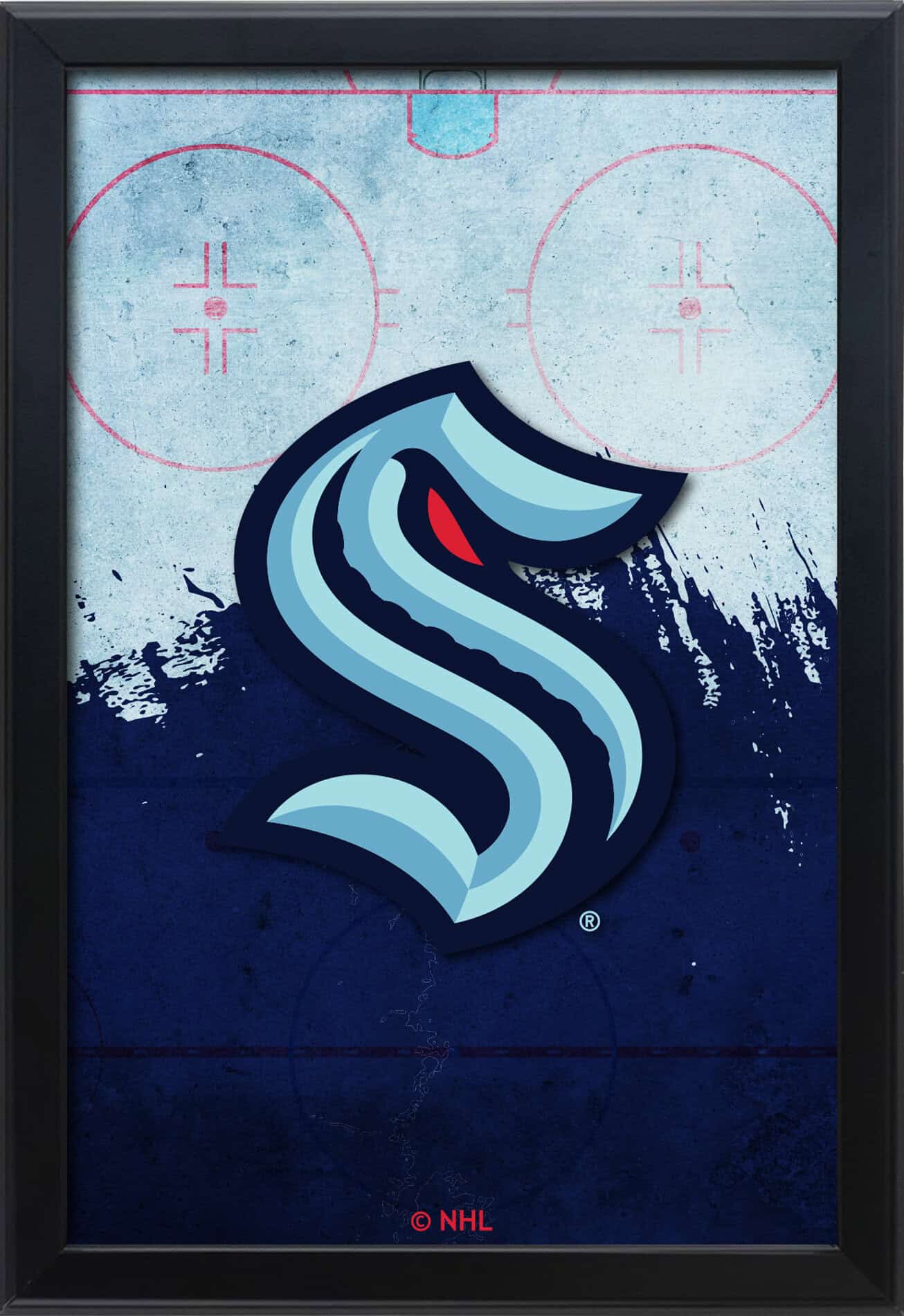Seattle Kraken 16x24 Snapframe Lightbox