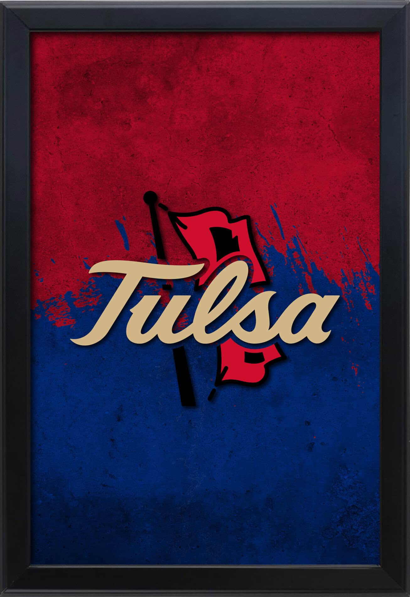 University of Tulsa 16x24 Snapframe Lightbox