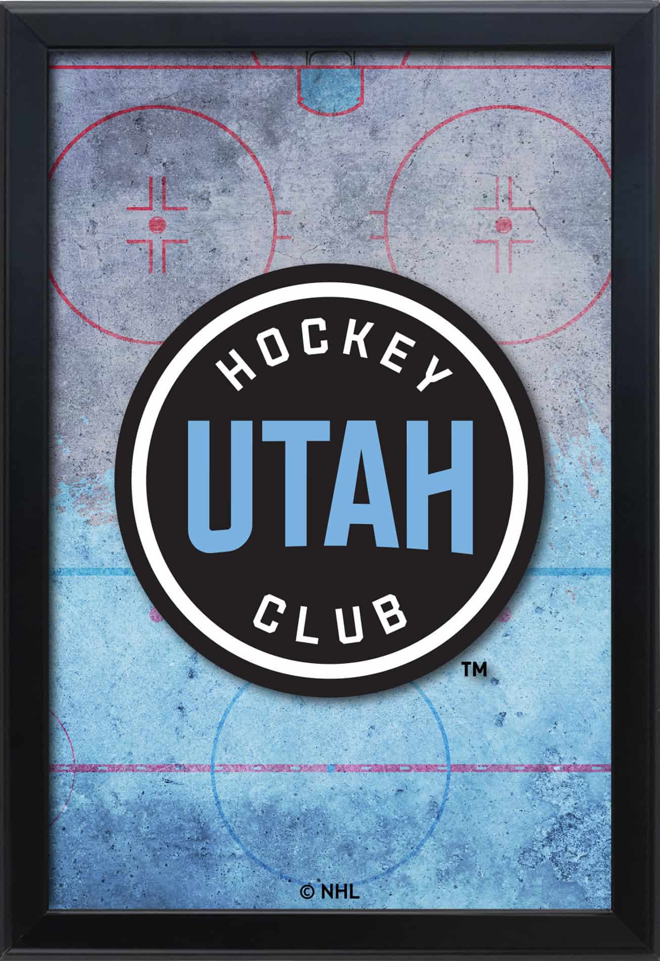 Utah Hockey Club 16x24 Snapframe Lightbox