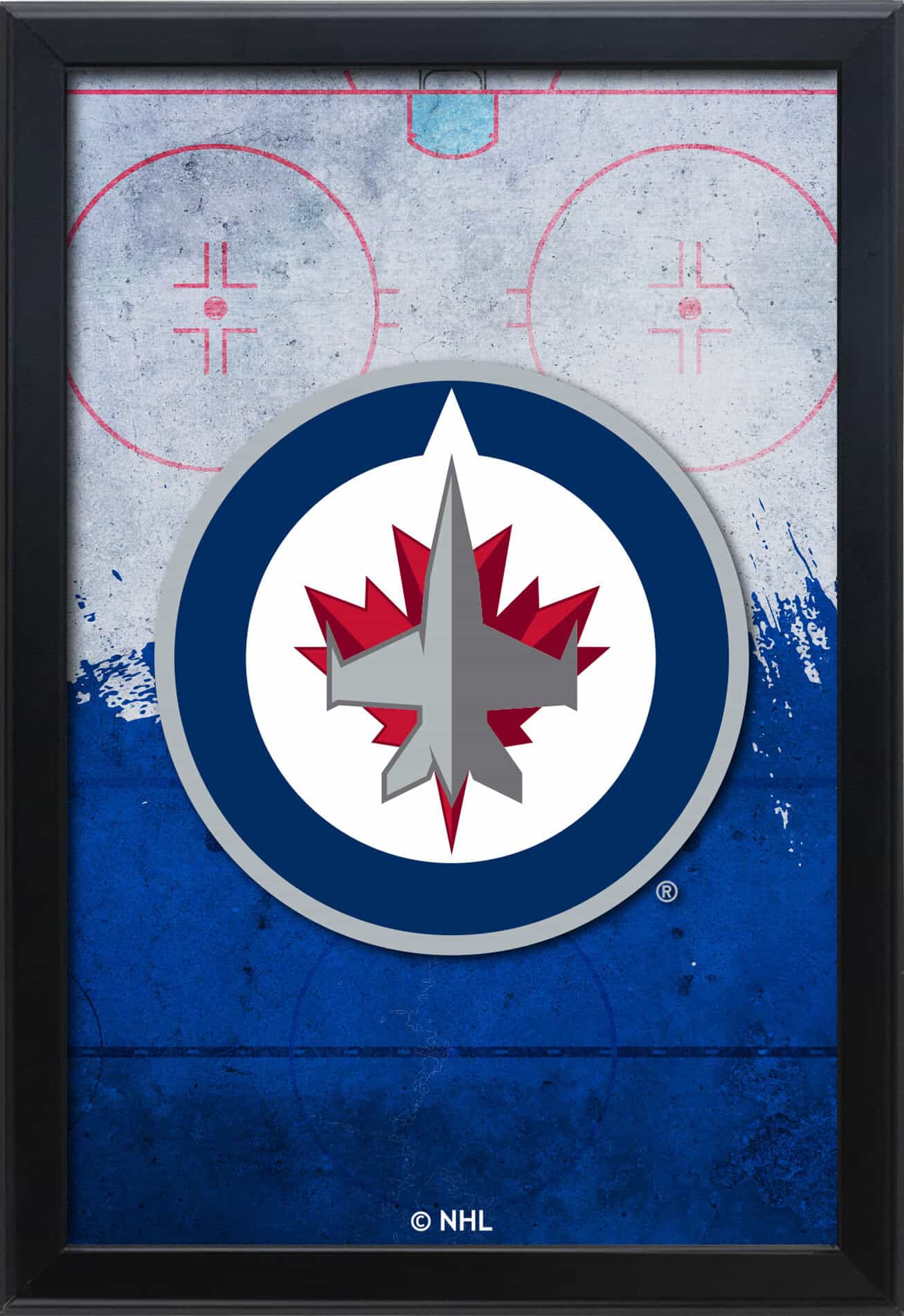 Winnipeg Jets 16x24 Snapframe Lightbox