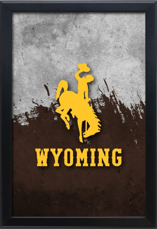 University of Wyoming 16x24 Snapframe Lightbox