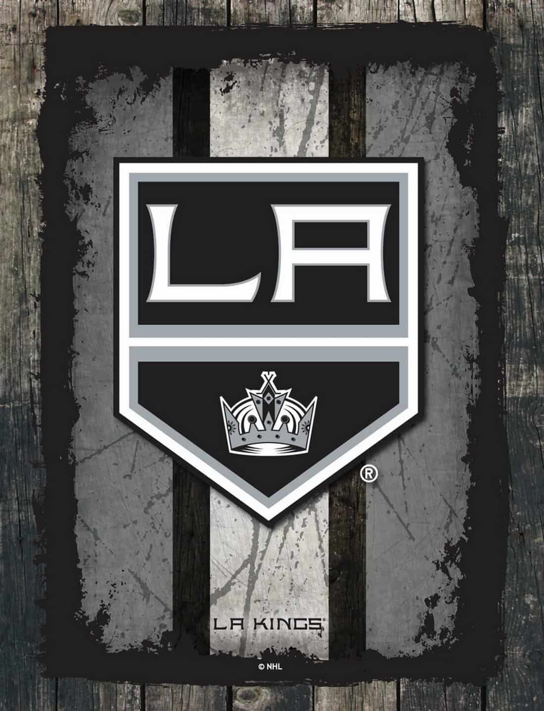 Los Angeles Kings 24x32 Logo Canvas Wall Art (Alternate)
