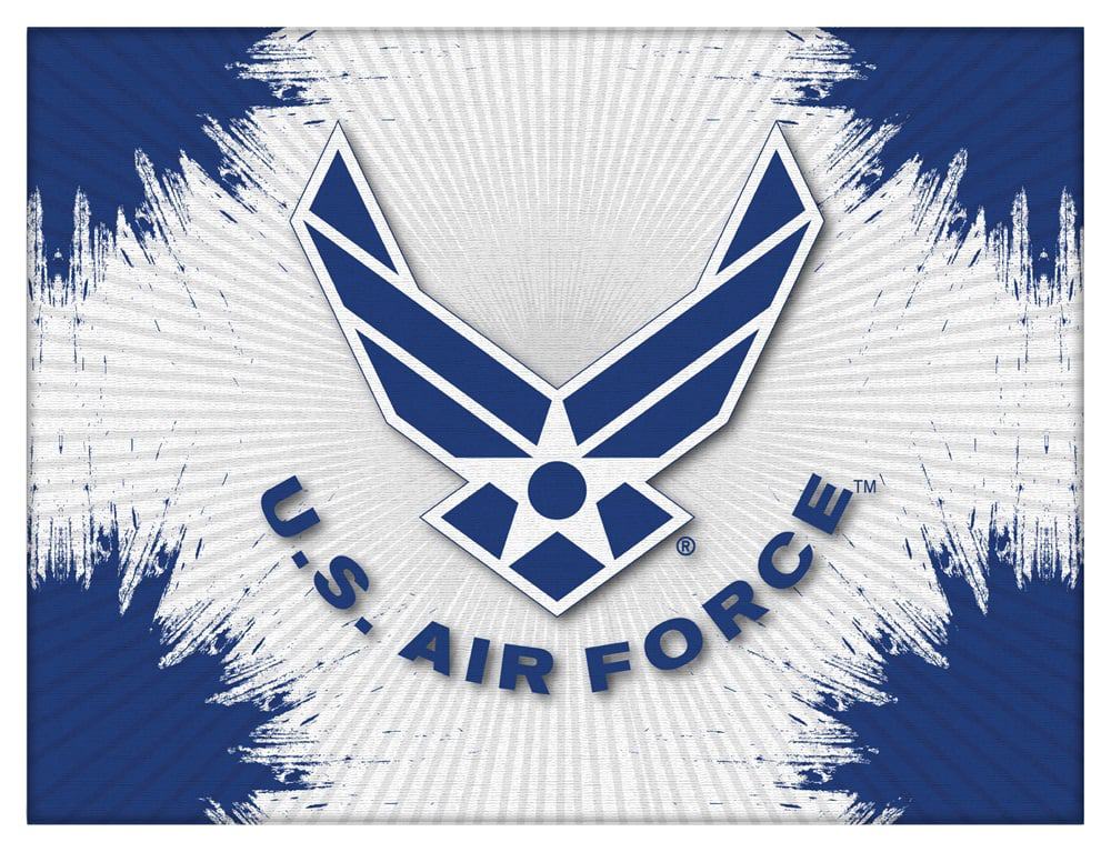 United States Air Force 15x20 Logo Canvas Wall Art