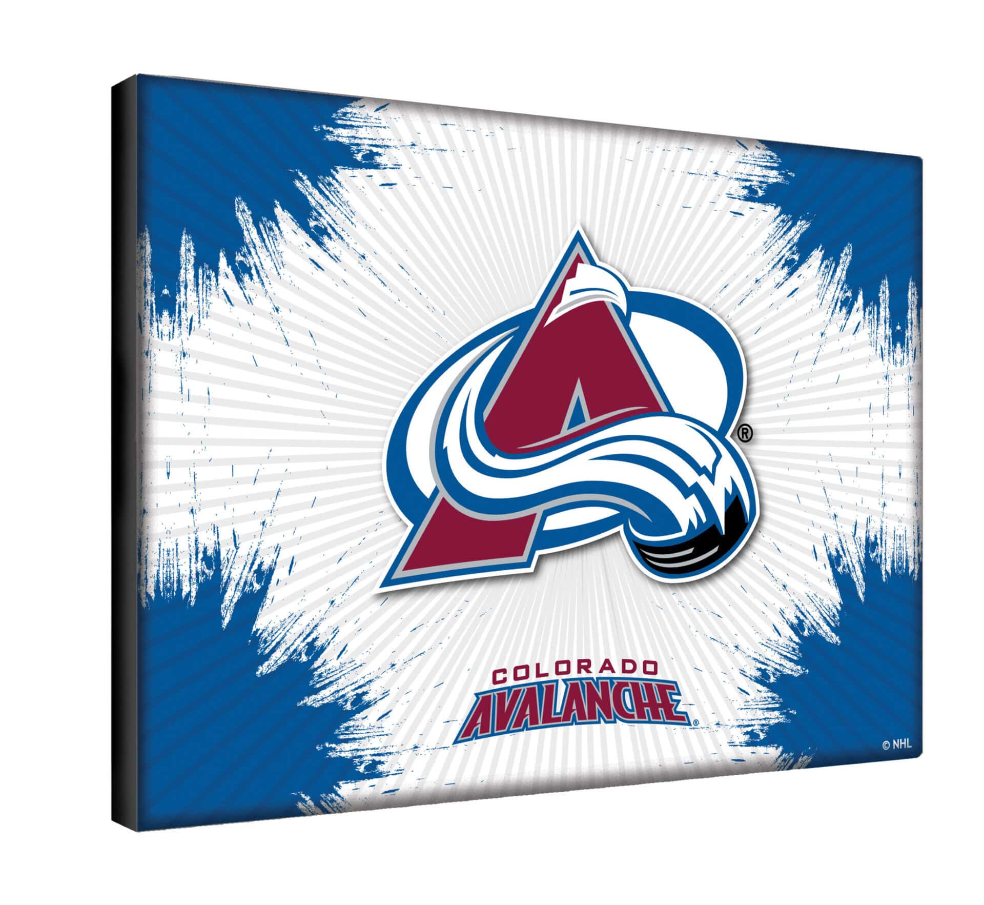 Colorado Avalanche 15x20 Logo Canvas Wall Art