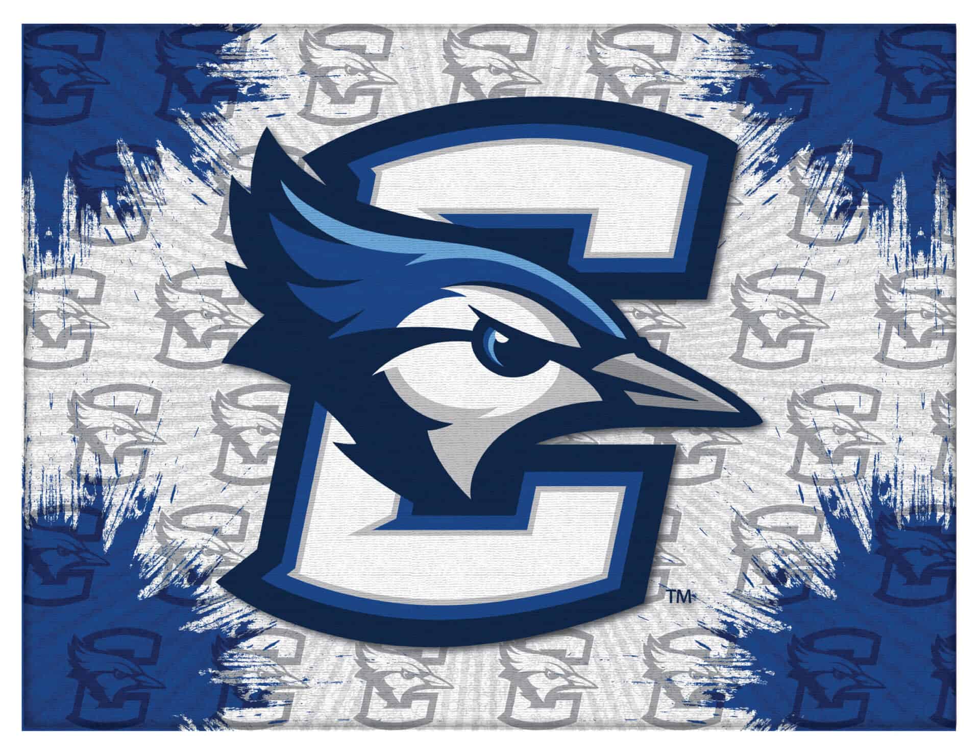 Creighton University 24x32 Logo Canvas Wall Art