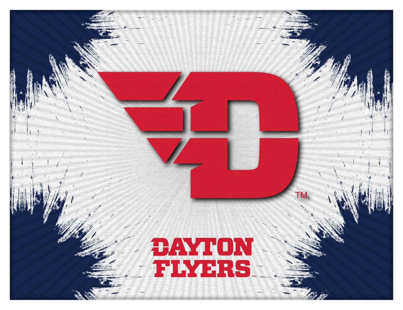 University of Dayton 15x20 Logo Canvas Wall Art