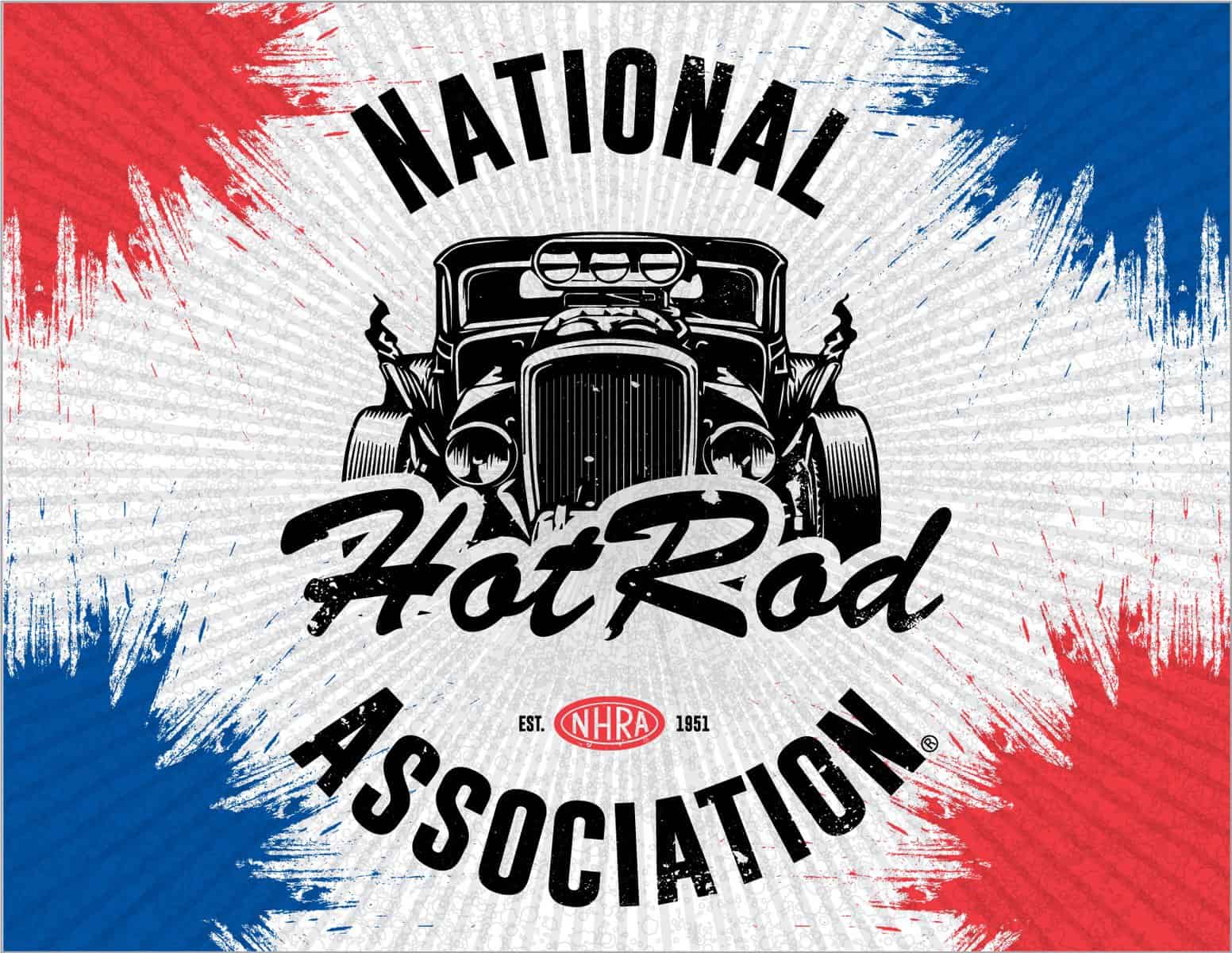 NHRA Hot Rod 15x20 Logo Canvas Wall Art