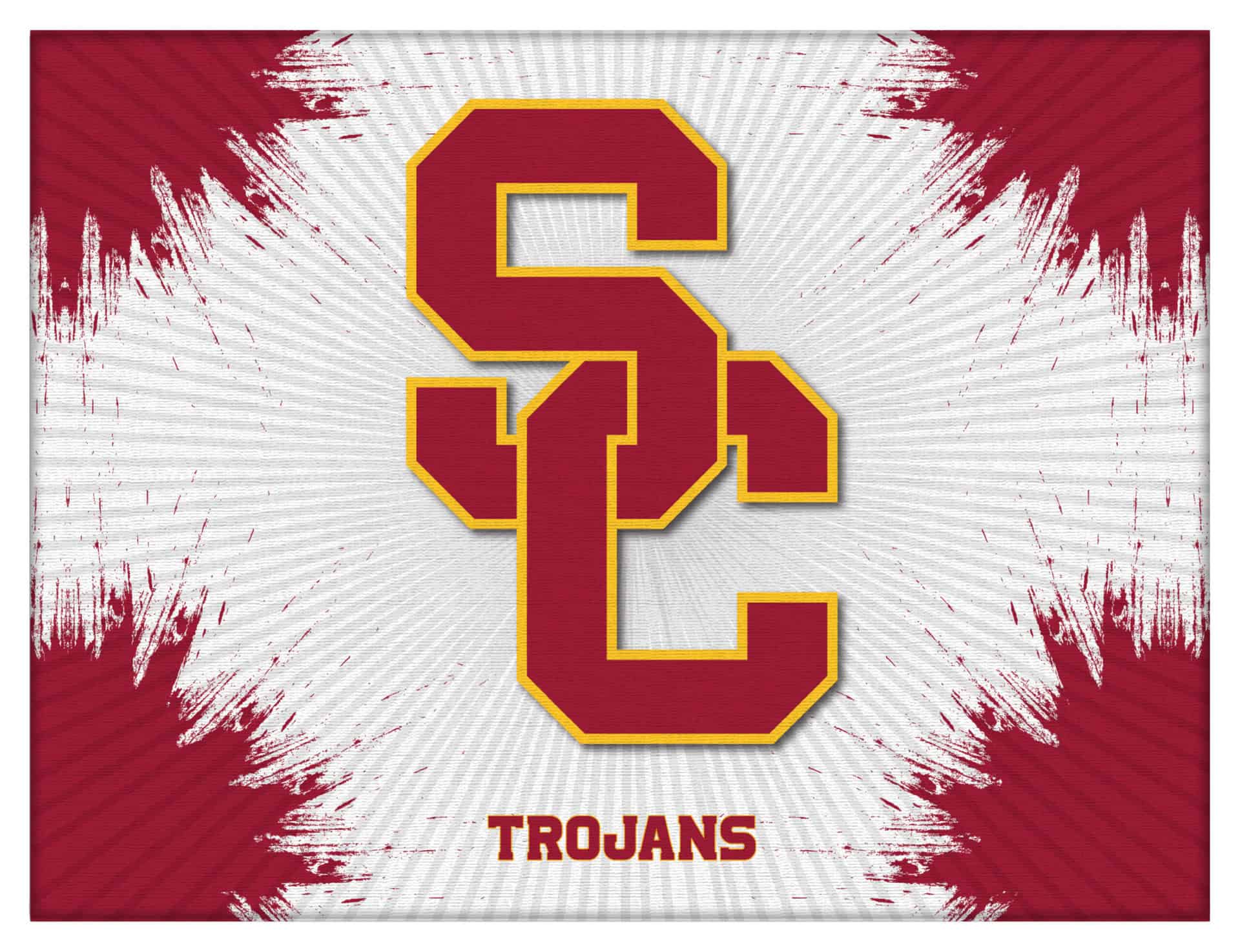 University of Southern California 15x20 Logo Canvas Wall Art