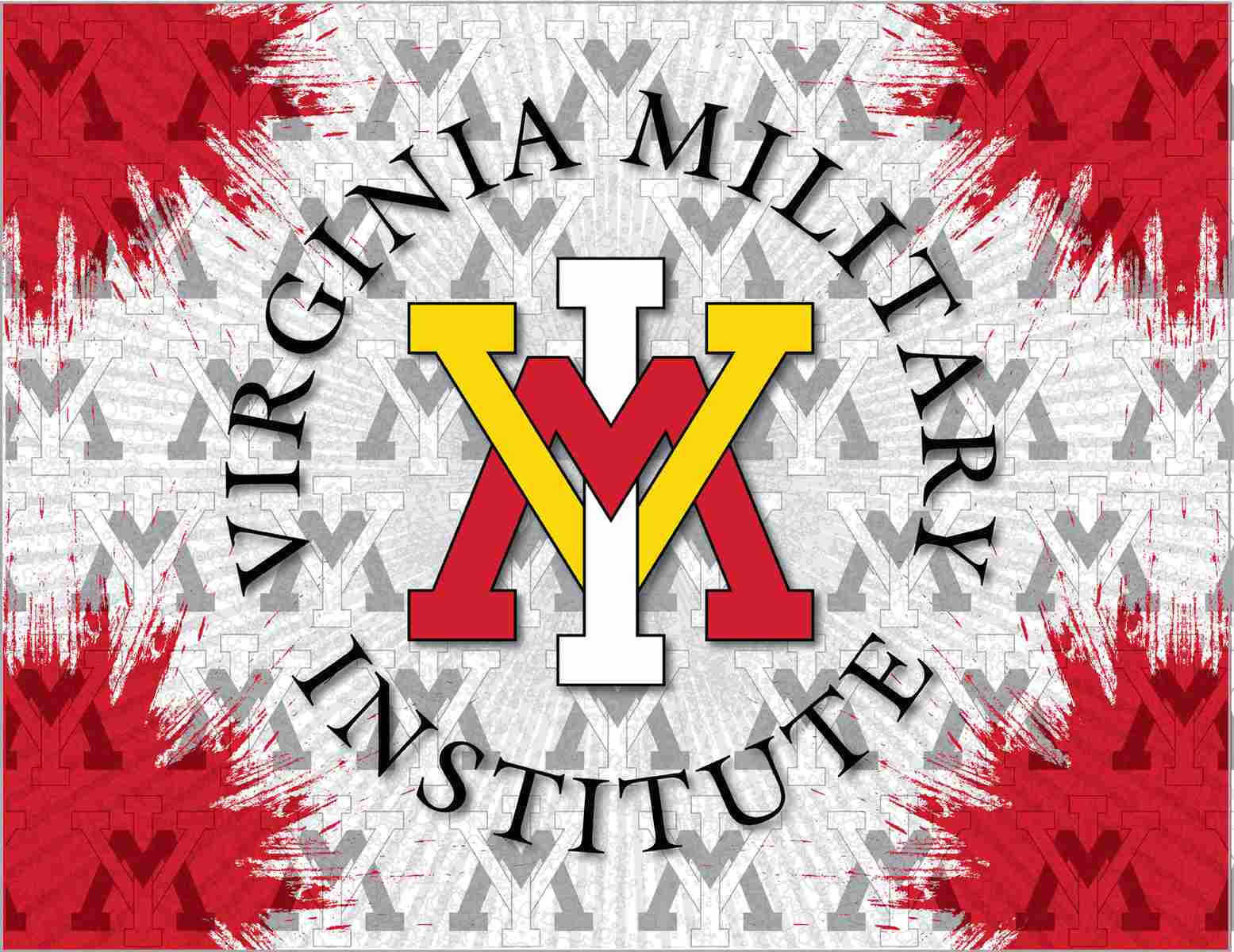 Virginia Military Institute 15x20 Logo Canvas Wall Art