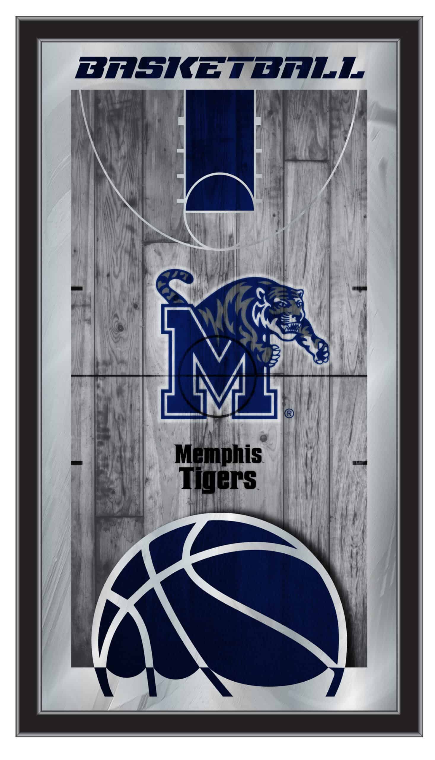 University of Memphis 15x26 Basketball Wall Mirror