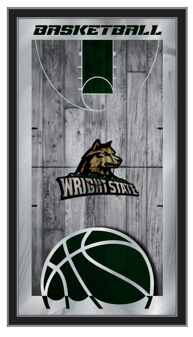 Wright State University 15x26 Basketball Wall Mirror