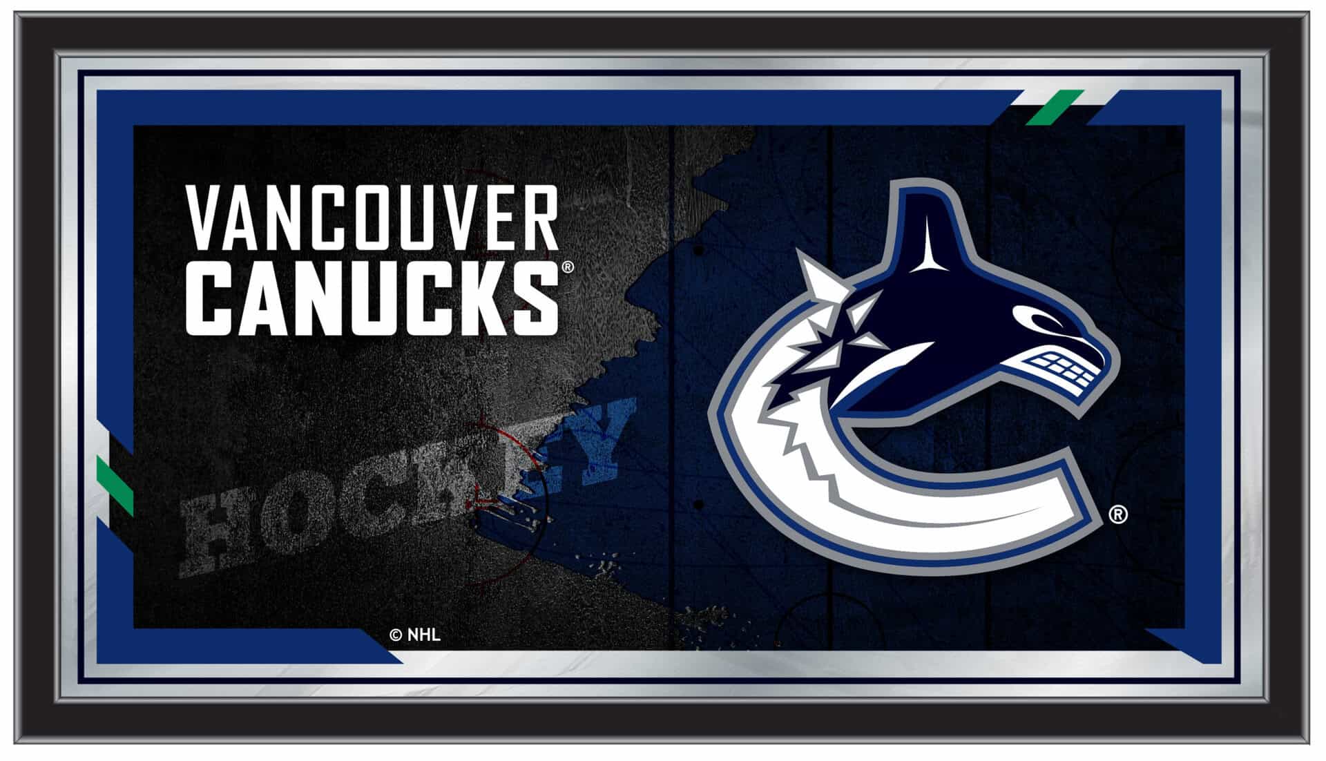 Vancouver Canucks 15x26 Hockey Collector Mirror