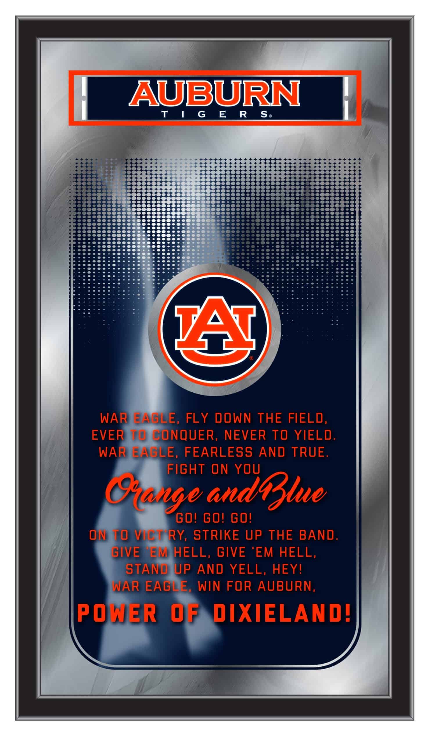Auburn University 26x15 Fight Song Wall Mirror
