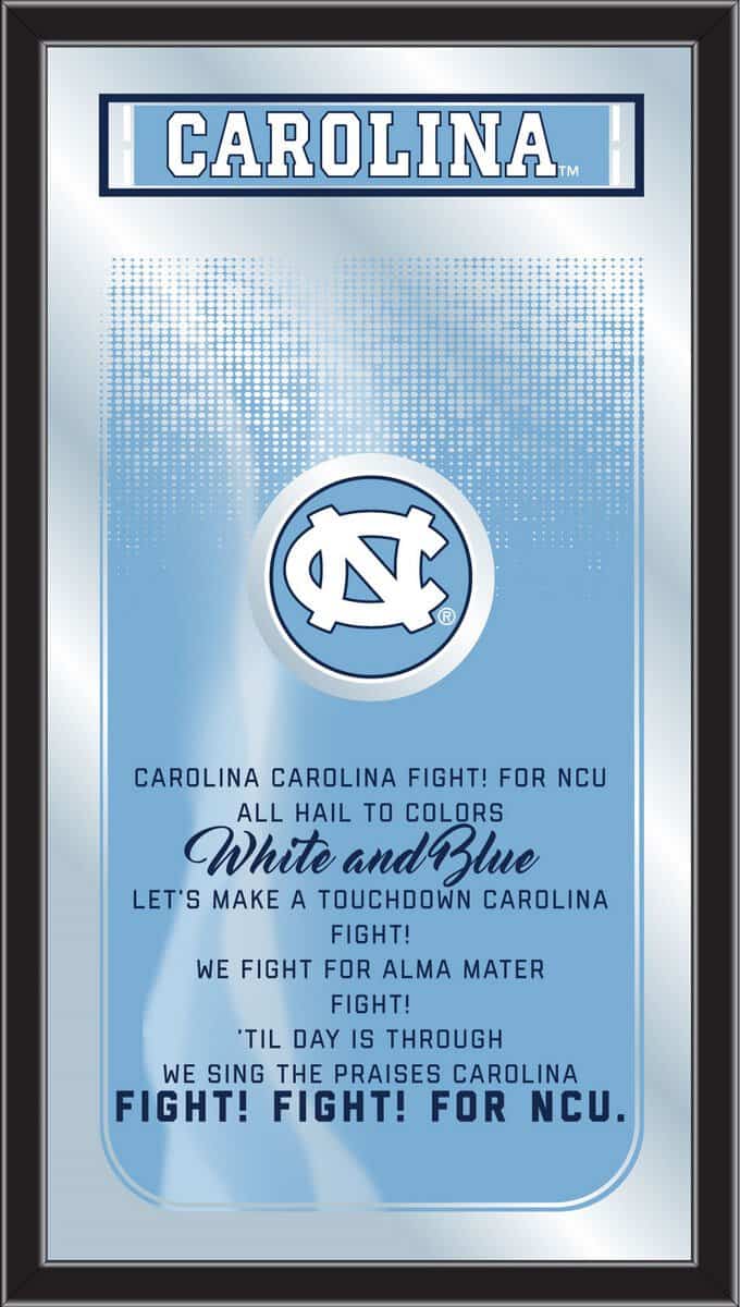 University of North Carolina 26x15 Fight Song Wall Mirror