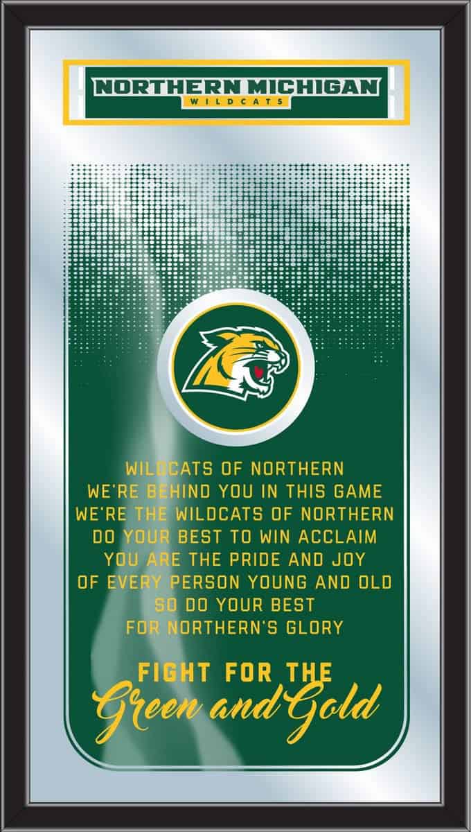 Northern Michigan University 26x15 Fight Song Wall Mirror